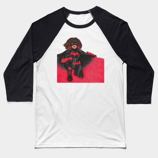 batwoman ryan wilder Baseball T-Shirt by evthewitch